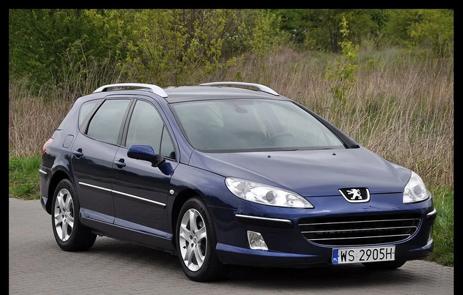 Peugeot 407 cena 15999 przebieg: 217000, rok produkcji 2008 z Siedlce małe 562